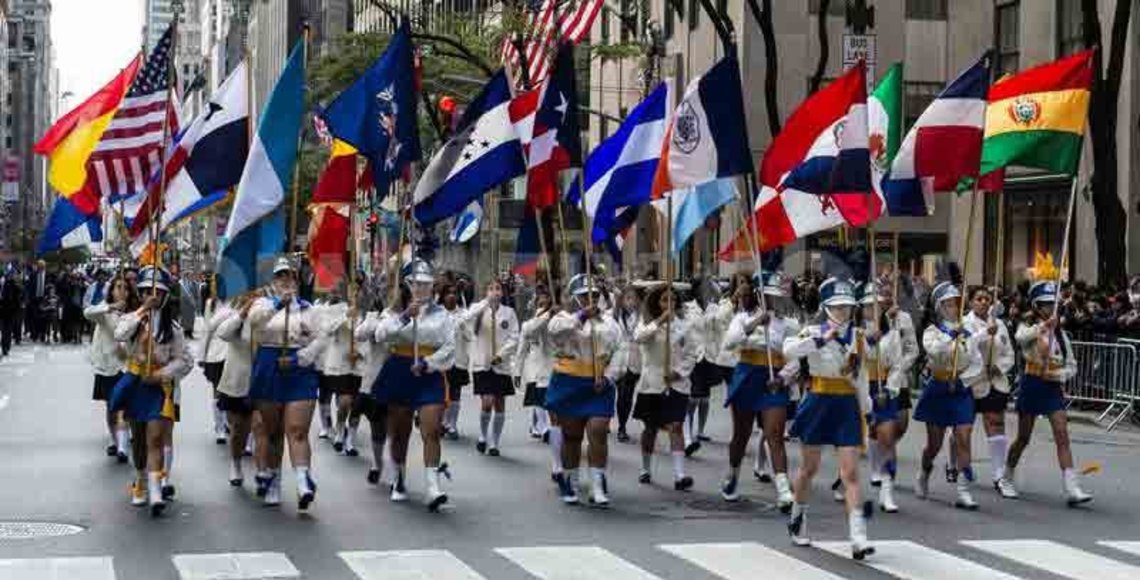 El desfile de la Hispanidad en Nueva York cumplió este año con sus